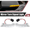 2X LED Mirror Turn Signal Lights for Chrysler (68052078AA, 68052079AA)