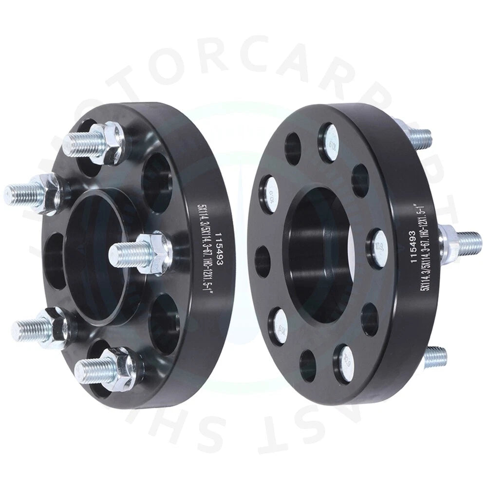 2x Wheel Spacers 1" for Jeep Kia Hyundai Mazda Mitsubishi