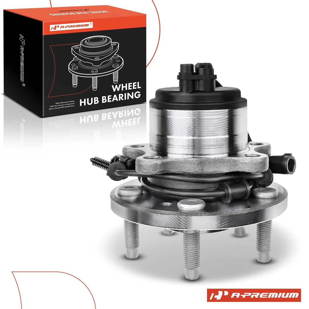 Front Wheel Hub & Bearing Assembly with ABS Sensor for Ford Lincoln 