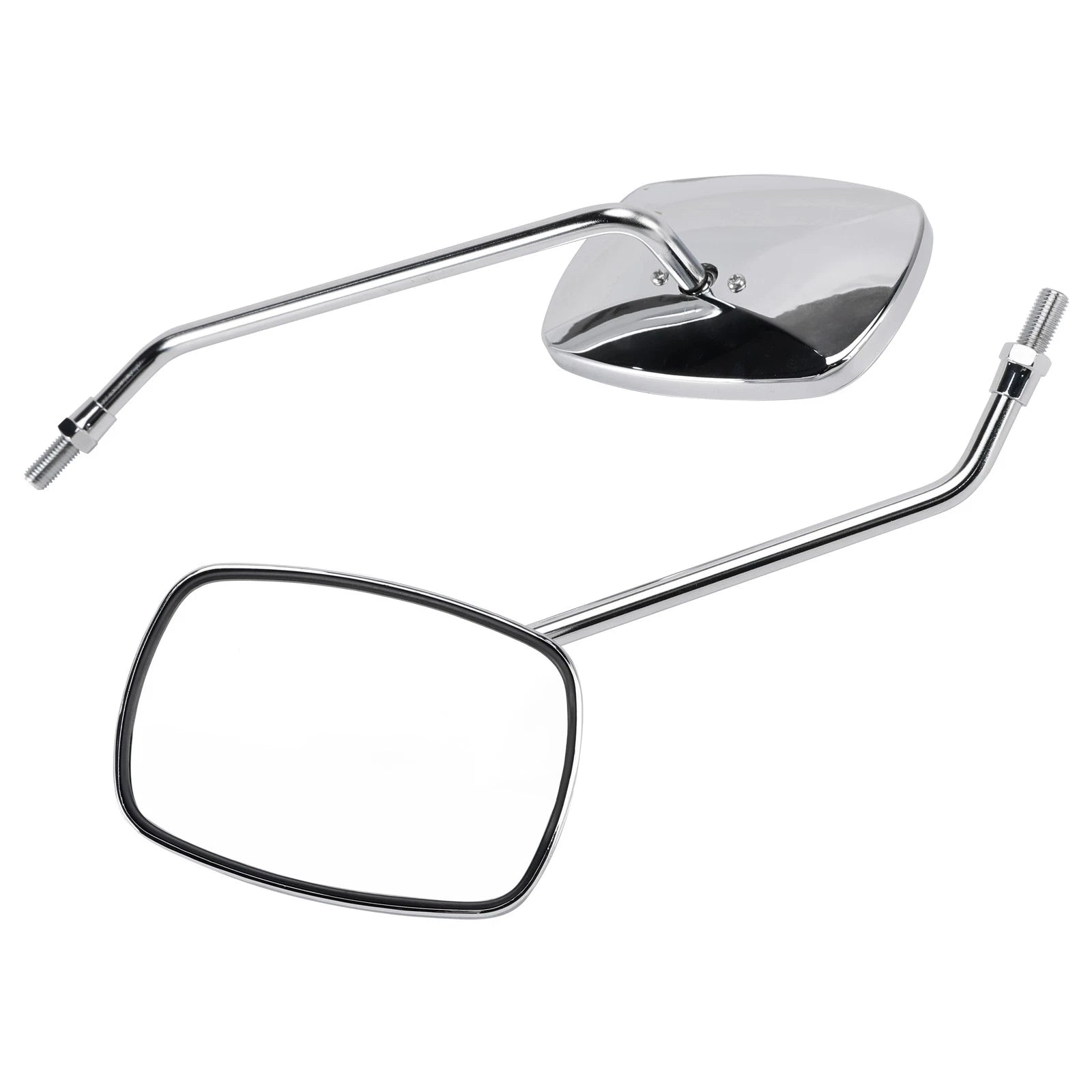 Set of 2 Chrome Rear View Mirrors for Piaggio Beverly 125 250 GT (2004–2008)