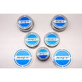 Cap Covers w/Plum Crazy Purple Solid Vinyl 'SRT' Inlay for 08-19 Challenger 6.1L