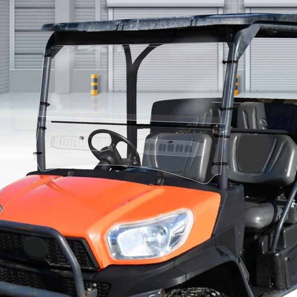 2 Piece Clear Front Vented Windshield for Kubota RTV1140 CPX (2009–2016)