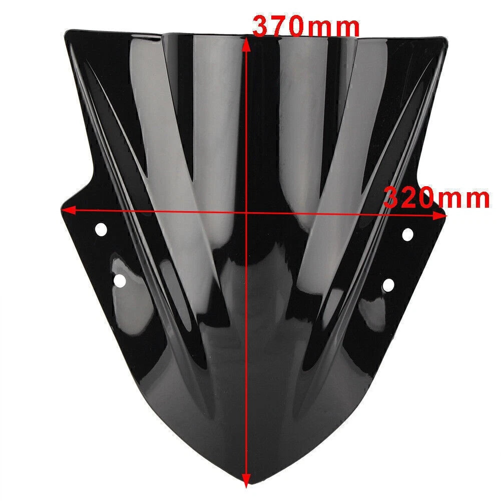 Front Windshield for Kawasaki EX300 Ninja 300/250 (2013–2017) Black