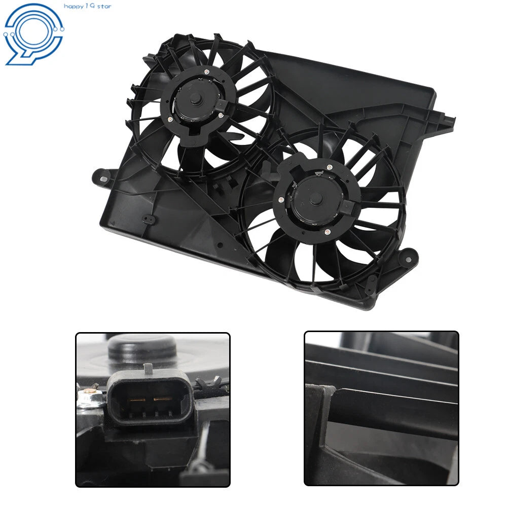 Dual Radiator Cooling Fan Assembly for Chrysler 300 (2005–2008)