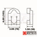 WSM Gimbal Anode for Mercruiser Alpha I / Alpha I Gen Two (PMC00045A)