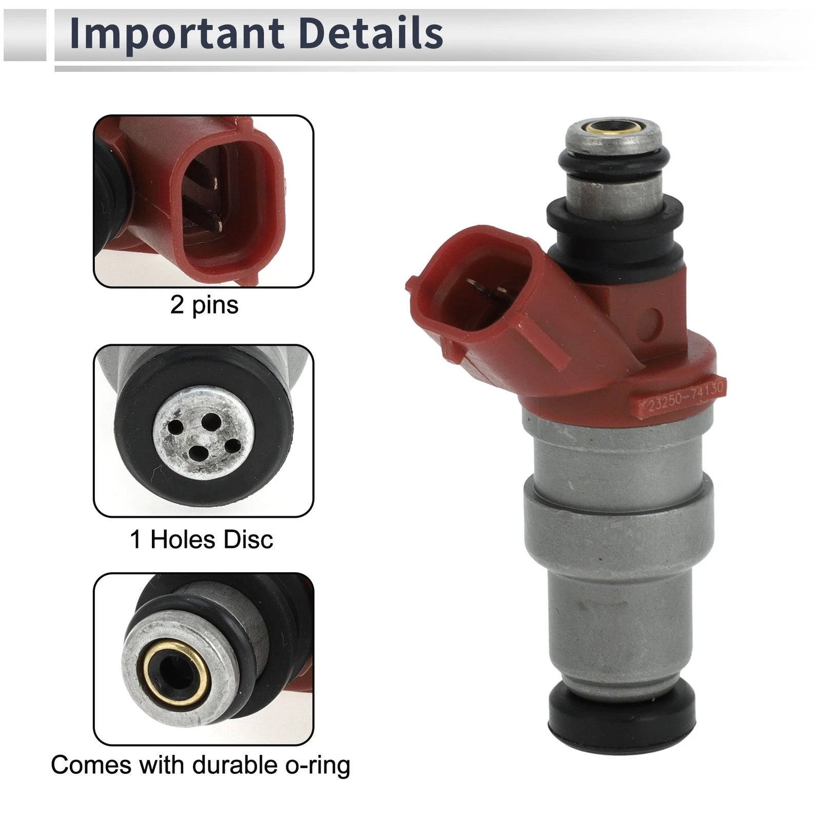 Fuel Injector No. 23209-74130 for Toyota Camry Vista 1.8L (1990–1994)