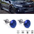 Blue Alloy Exterior Bumper Trunk Hatch Quick Release for Honda Civic & Acura (2017–2021)