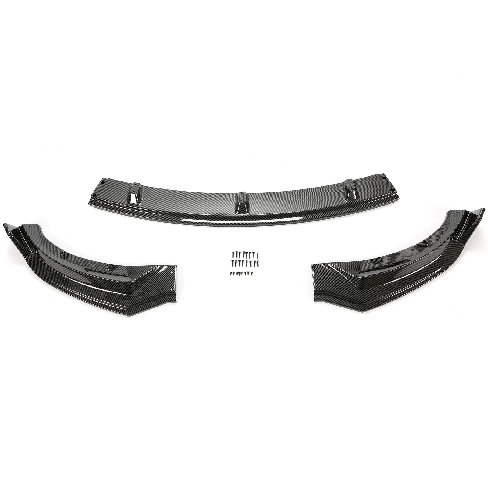 Front Bumper Lip Kit for Tesla Model 3 (2017-2023) Carbon Fiber Style