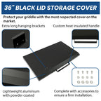 36" Hard Cover Lid for Blackstone Griddle (Fits 36" Models)
