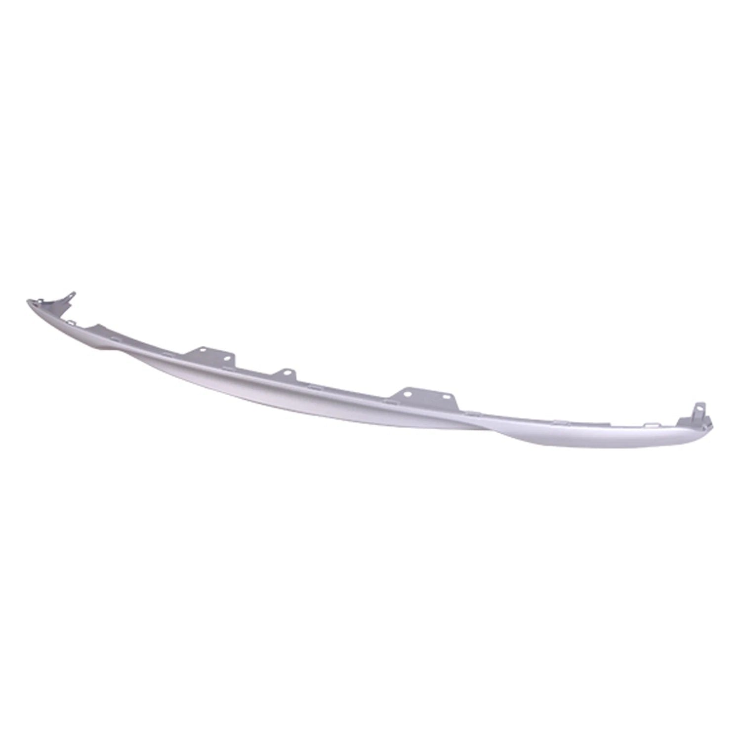 Silver Textured Polypropylene Rear Lower Valance Panel w/o Exhaust space Type