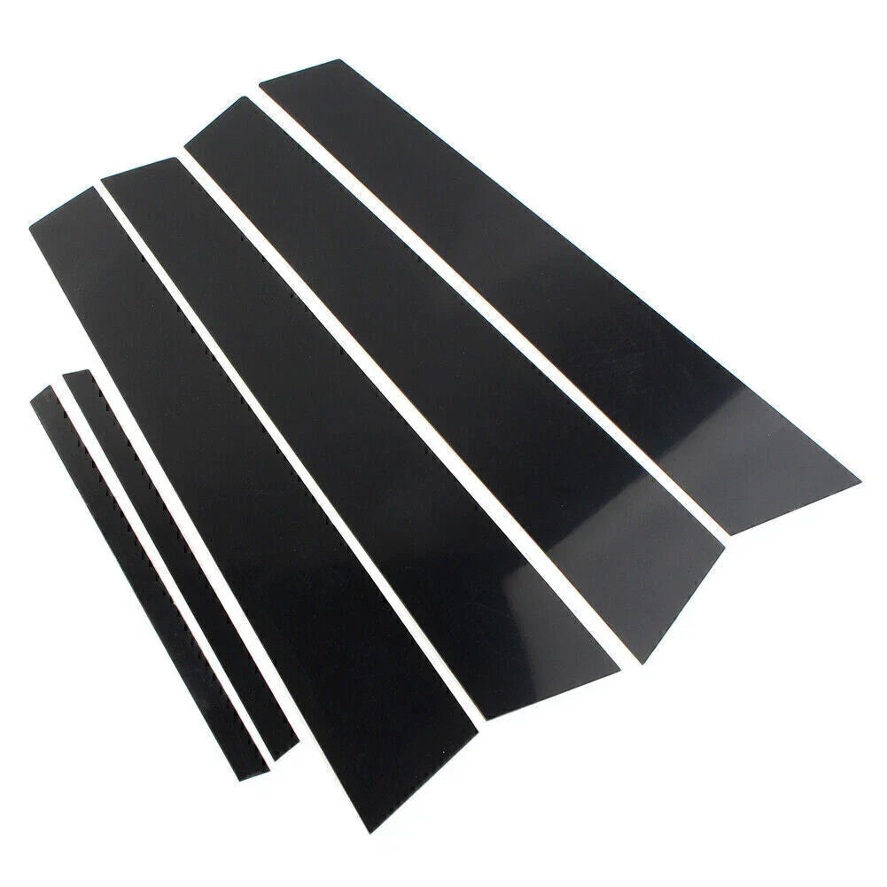 6 Pcs Door Trim Cover Kit Black for Honda Civic (2006-2011)