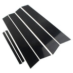 6 Pcs Door Trim Cover Kit Black for Honda Civic (2006-2011)