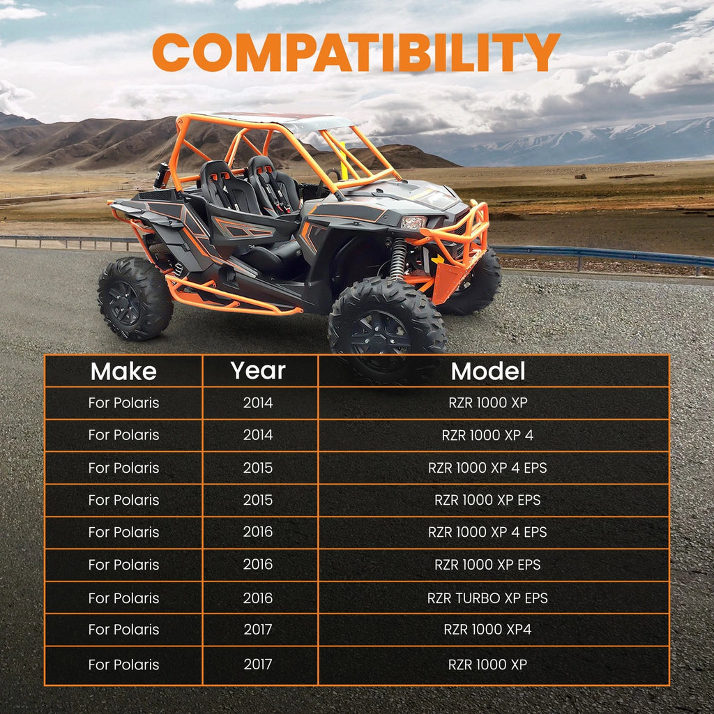 Upper & Lower High Clearance Radius Rods for Polaris RZR 1000 XP EPS (2015)