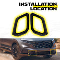 Bumper Fog Light Lamp Cover Bezel Grille for Honda CR-V (2023–2025)