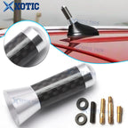 Carbon Fiber 1.4" Silver Screw Antenna for Universal Car (2014–2019)