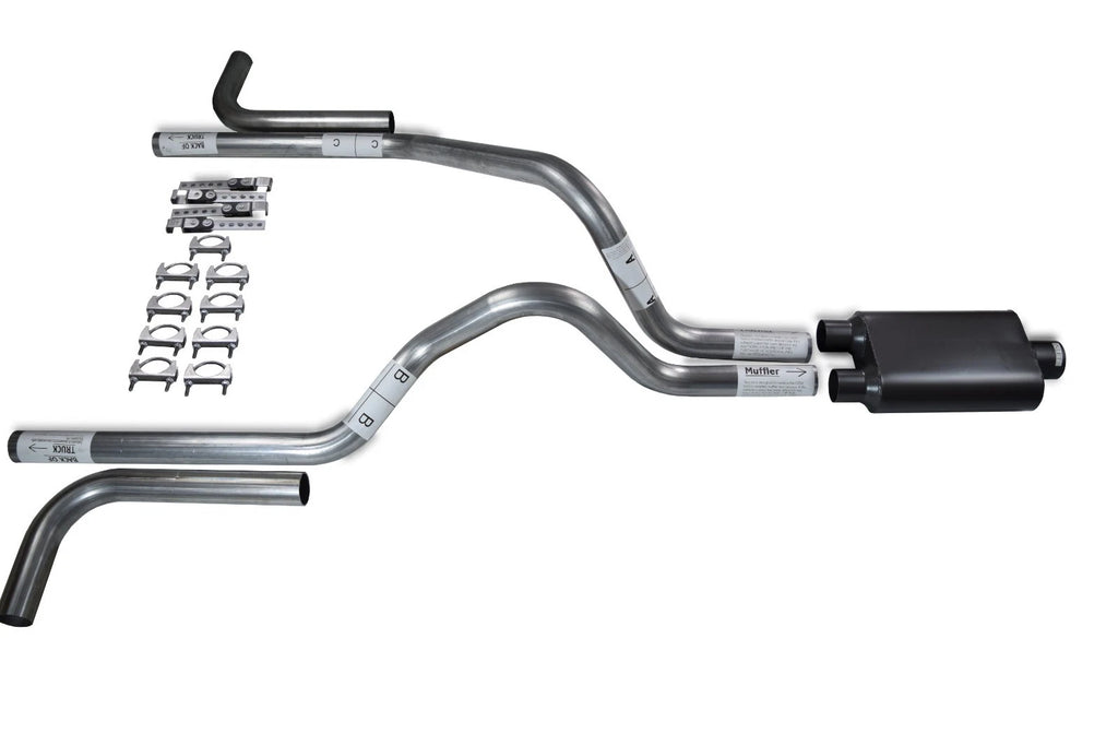 Dual Exhaust Kit for Dodge Dakota (1997–2005) 2.5" Side Exit