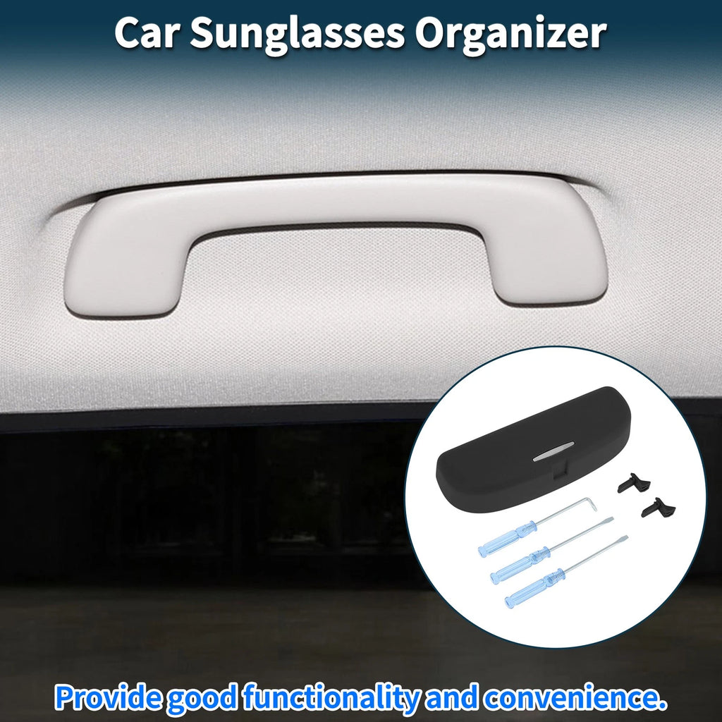Sunglasses Case for BMW X1 F48 (2016–2024) Eyeglasses Holder Storage Box Black