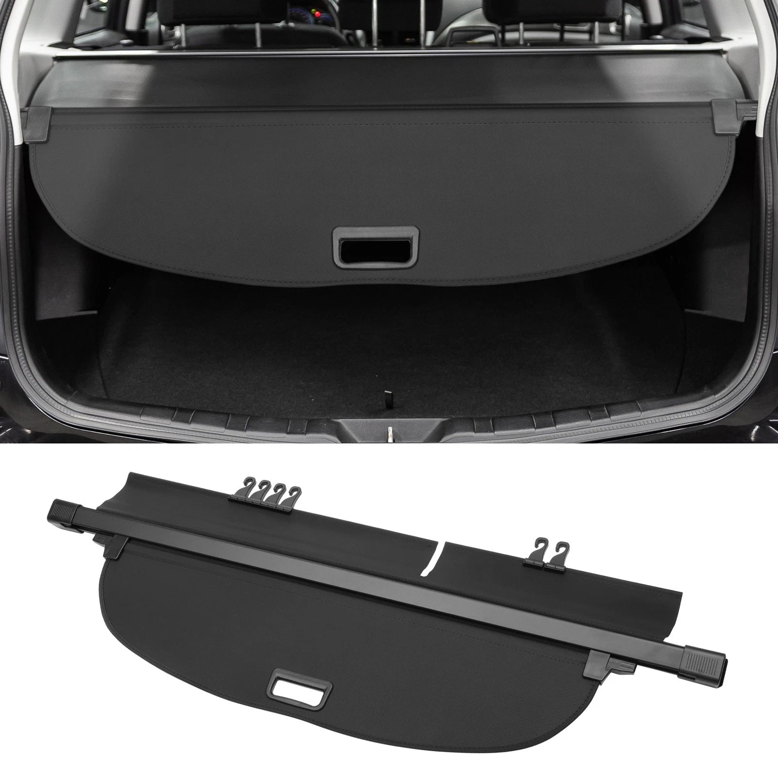 Retractable Cargo Cover for Honda CR-V (2017–2022) Gloss Black