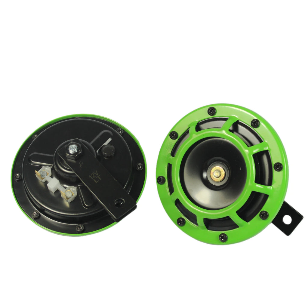 Set of 2 Electric Blast Tone Horns for Universal Vehicles (12V)