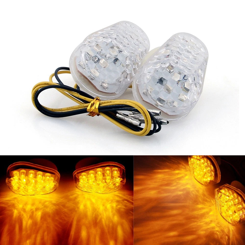 LED Turn Signals for Kawasaki ZX6R ZX10R ZX7R ZX9R ZX12R ZZR600 (1998–2013)