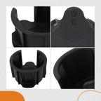2X Black Cup Holder Insert for Land Rover Range Rover L405 (2013-Present)