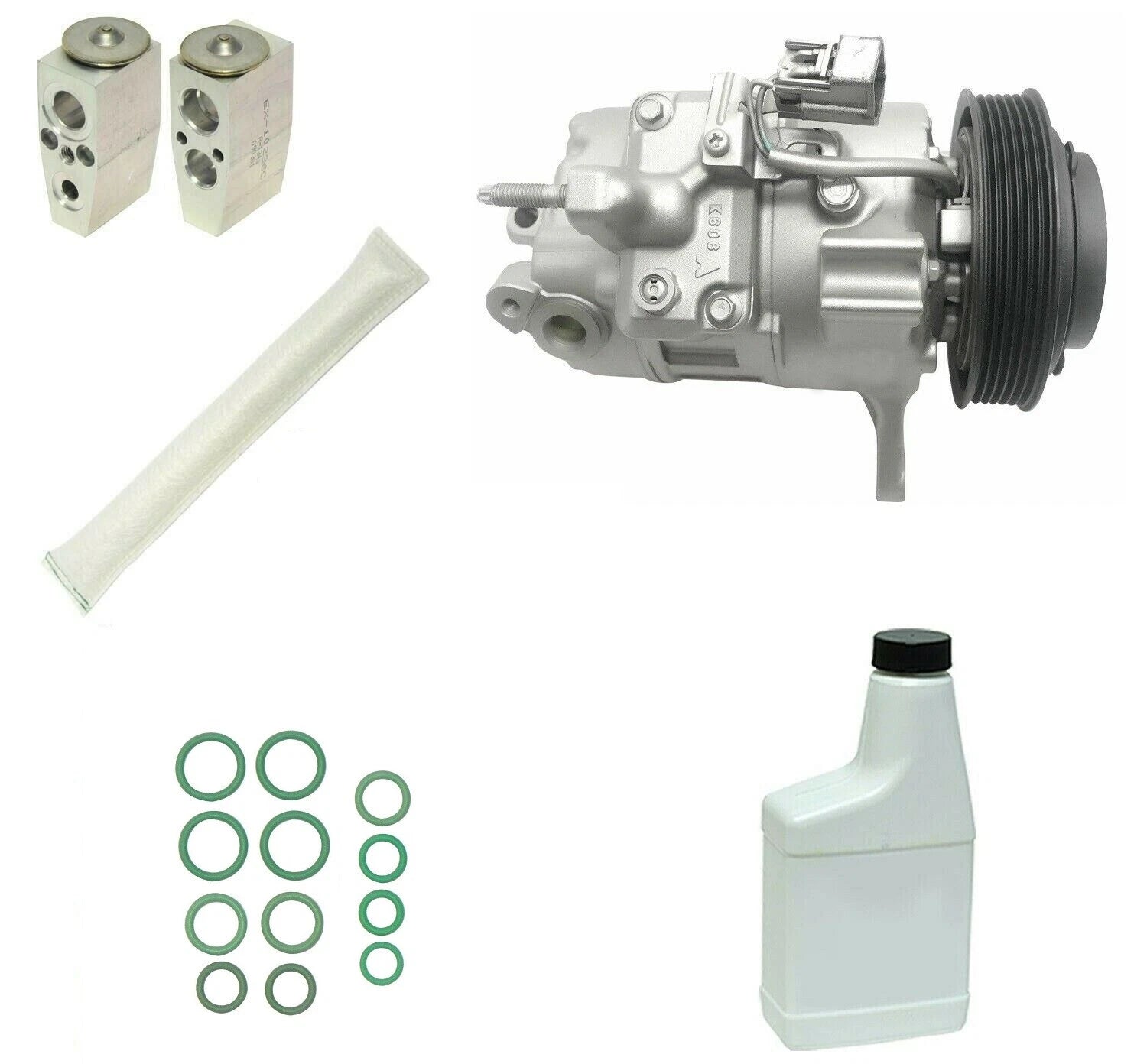 AC Compressor Kit with Tube for Nissan Maxima (2009–2015)