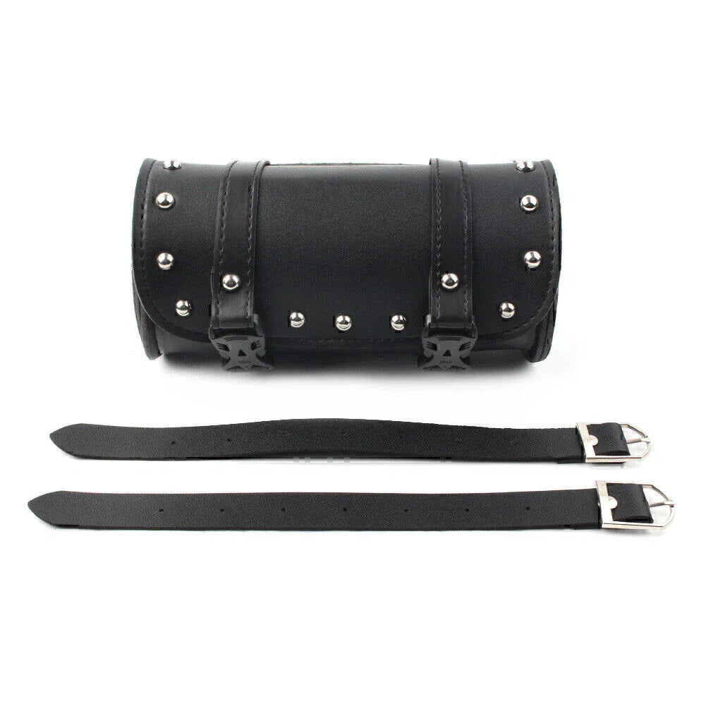 Saddlebag Fork Roll Barrel Bag for Touring Motorcycle