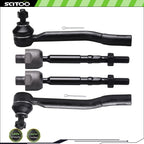 Front Inner Outer Tie Rod End Links for Honda Civic/Insight (2016–2019)