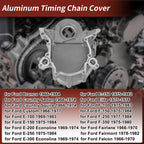 Timing Chain Cover for Ford Bronco F-100 F-250 F-350 E-150 (1966–1996) D20Z6019A