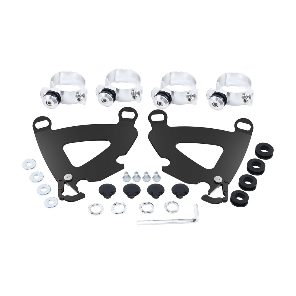 49mm Gauntlet Fairing Trigger Lock Mount for Harley Dyna Street Bob (2007–2017)