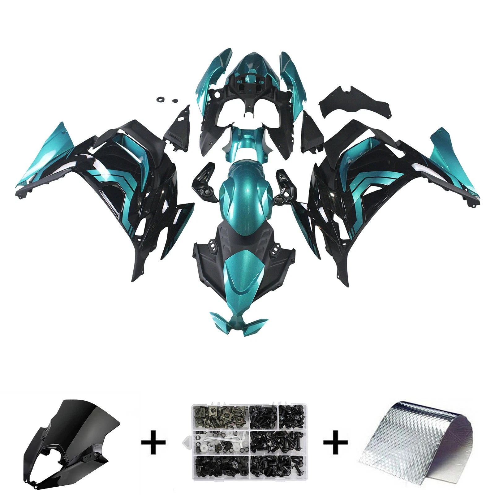 Injection Fairing Kit Bodywork ABS for Kawasaki ER-6F Ninja650 (2020–2026)