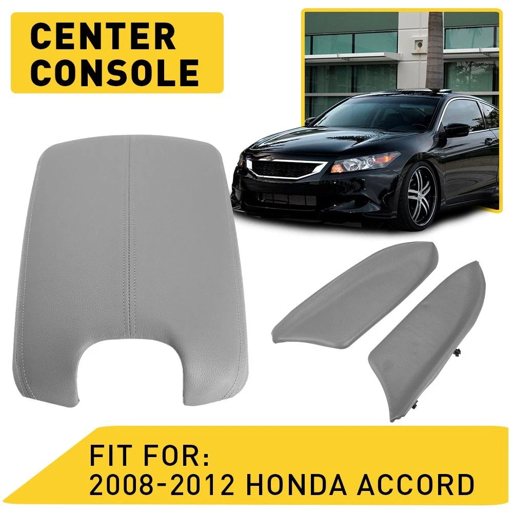 Center Console Cover & Door Armrest Panel for Honda Accord (2008–2012) Gray