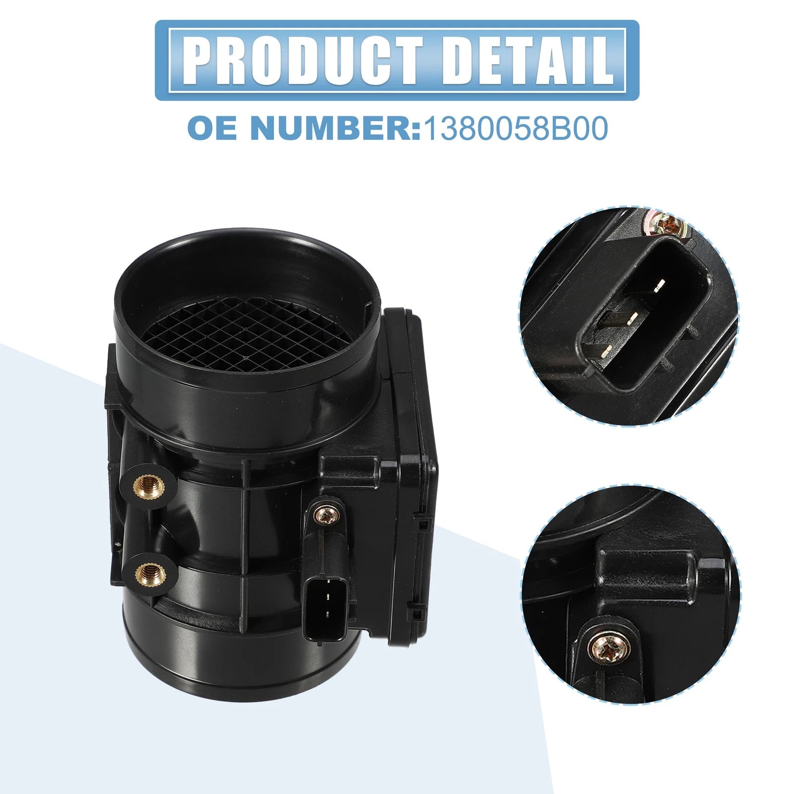 Mass Air Flow Sensor for Suzuki Sidekick (1995–1998) No.1380058B00