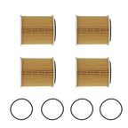 Set of 4 Oil Filters for BMW 428i 435i xDrive (2014–2016)