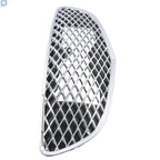 Front Bumper Upper Grill for Genesis GV70 (2022–2023) Black & Chrome, W/Camera Hole