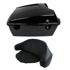10.7'' Chopped Trunk with Backrest for Harley Touring (1997–2013)