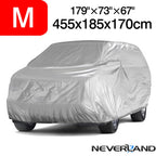 SUV Car Cover Waterproof Dust UV Rain Snow for Outdoor Storage (455x185x170cm)