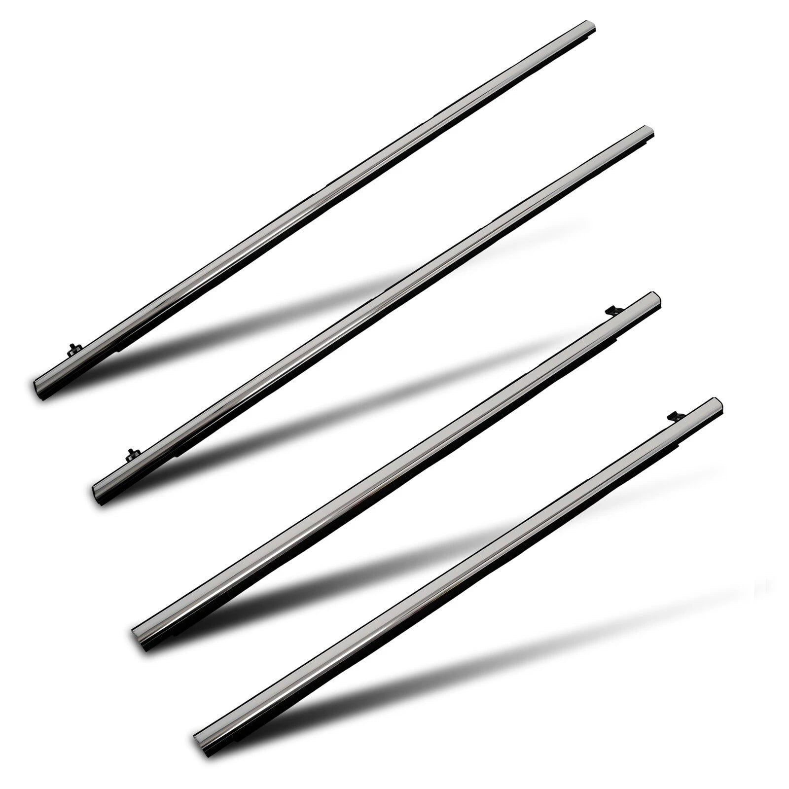 Set of 4 Window Moulding Weatherstrip Seals for Acura TSX (2009–2014)