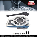 Lockdown CNC Milling Machine Vise for Precision Milling