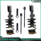 Front Strut w/Coil Spring & Outer Inner Tie Rod for Pontiac Grand Prix (2004–2008)