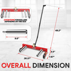 Tire Wheel Dolly for 6.5-24.5in Tires (330lbs Capacity)