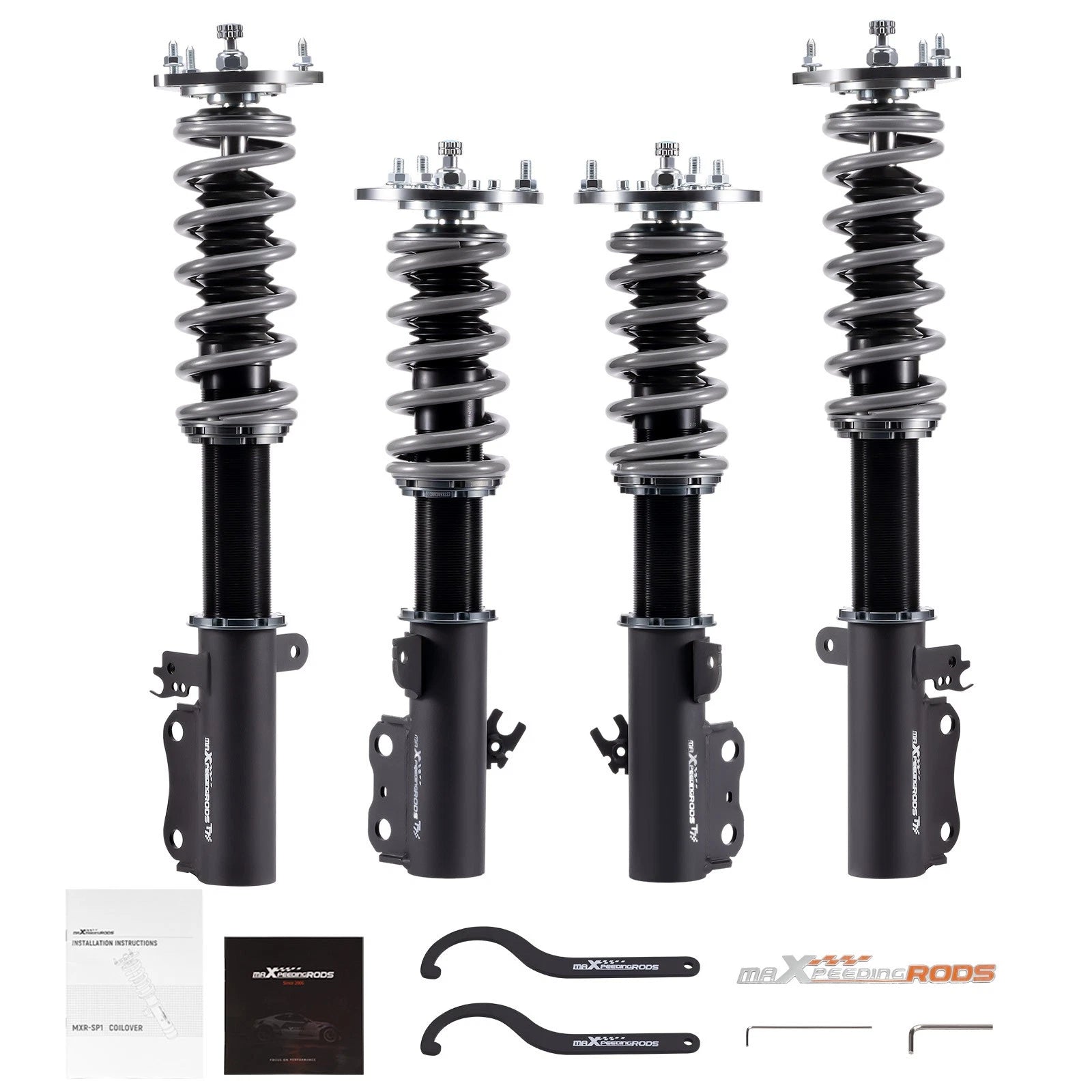 Set of 4 T7 Coilovers 24 Way Damper Shocks for Toyota Camry (1992–2001)