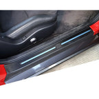 Door Sill Protectors for Nissan GTR R35 (2007-2019) - Red 2 x Protectors