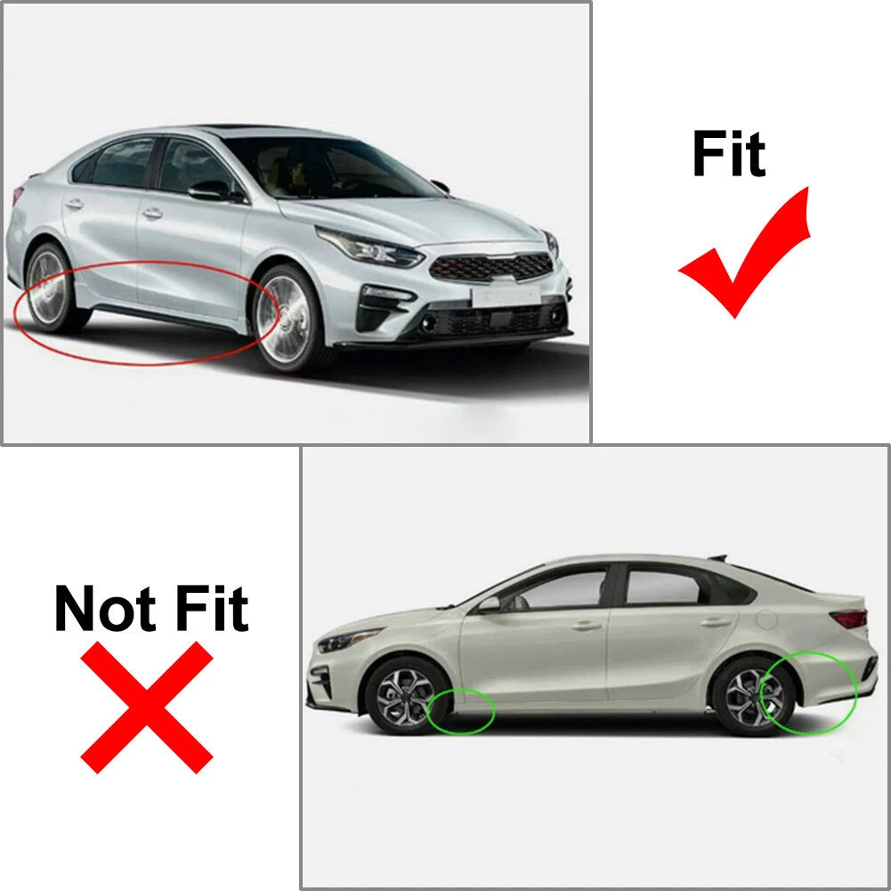 Mud Flaps Splash Guards for Kia Forte Cerato K3 GT SE Sedan (2019–2021)
