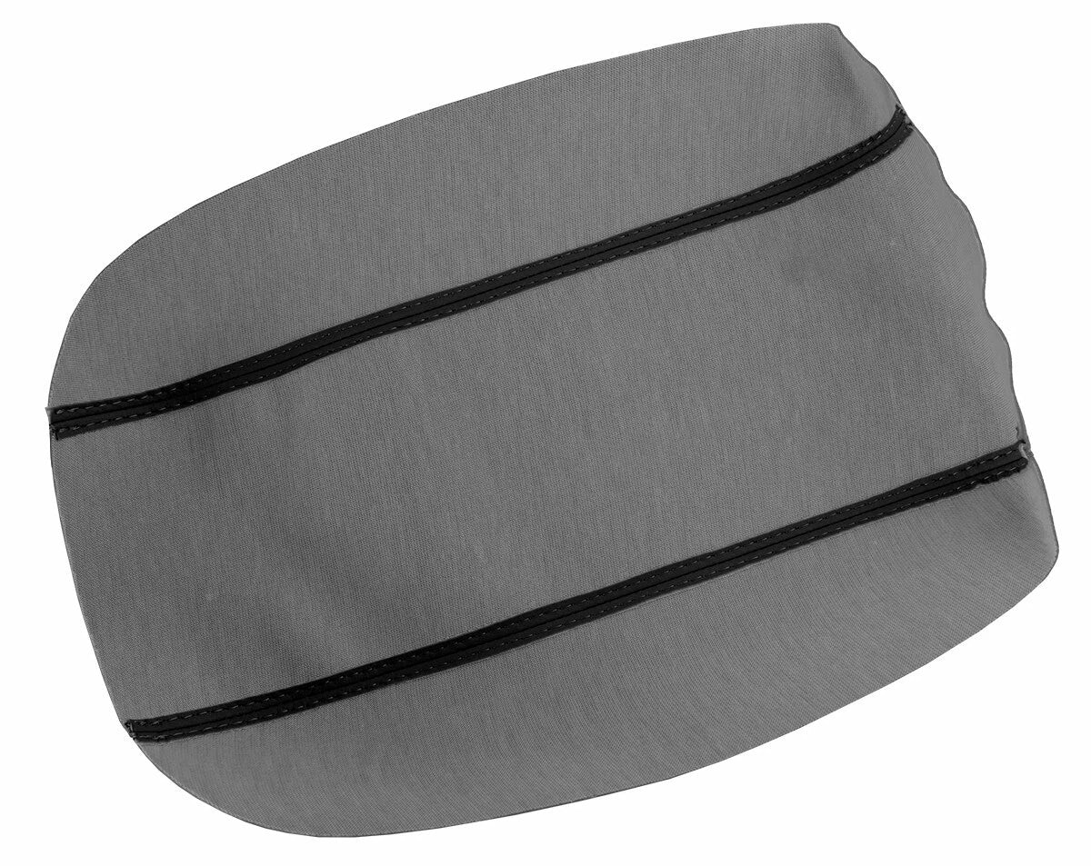 Leather Console Lid Armrest Cover for Honda Civic (2006–2011) Yellow Stitch