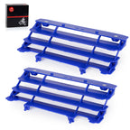 Pair Blue Radiator Guard Louver for Yamaha YZ125 YZ250 (2015–2023)