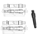 2500 PSI Cylinder for Hercules Snow Plow (1506-0625)