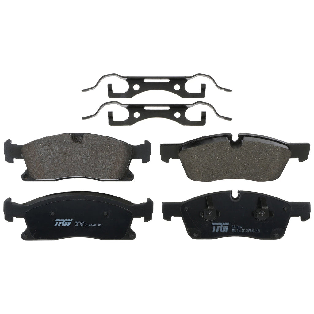 Front Brake Kit with Drilled 350mm Rotors & TRW Ceramic Pads for Durango Grand Cherokee (2011–2020)