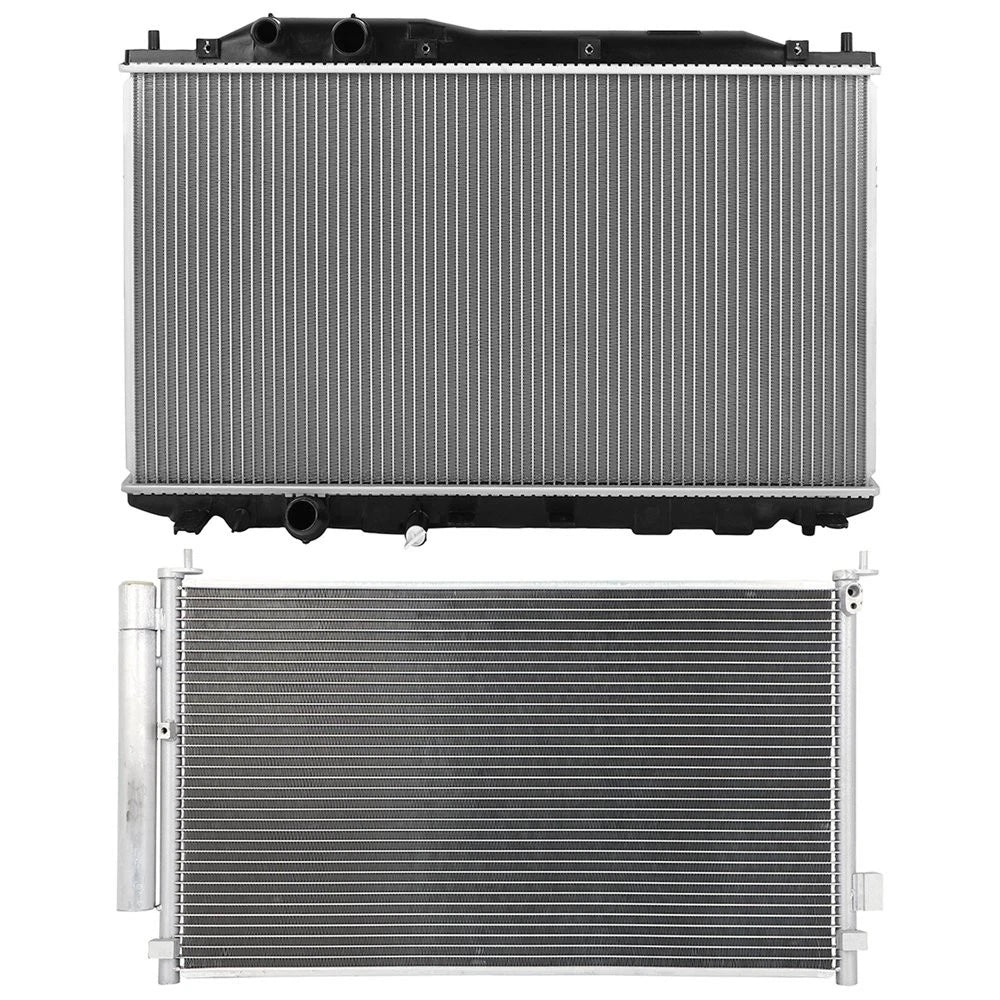 Aluminum Radiator & AC Condenser Cooling Kit for Honda Civic (2006–2011)