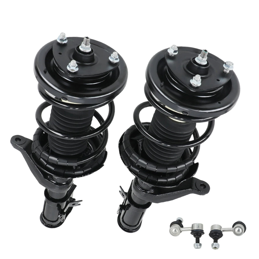 Set of 2 Front Left Right Struts w/Coil Sway Bars for Honda Civic (2001–2002)